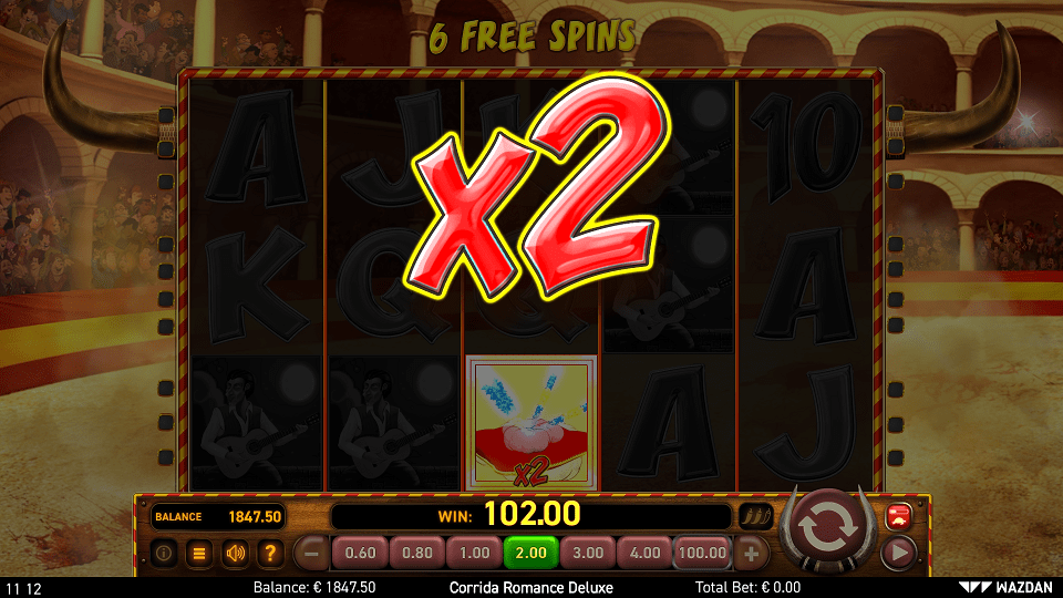 Free Spins with x2 Multiplier Symbol