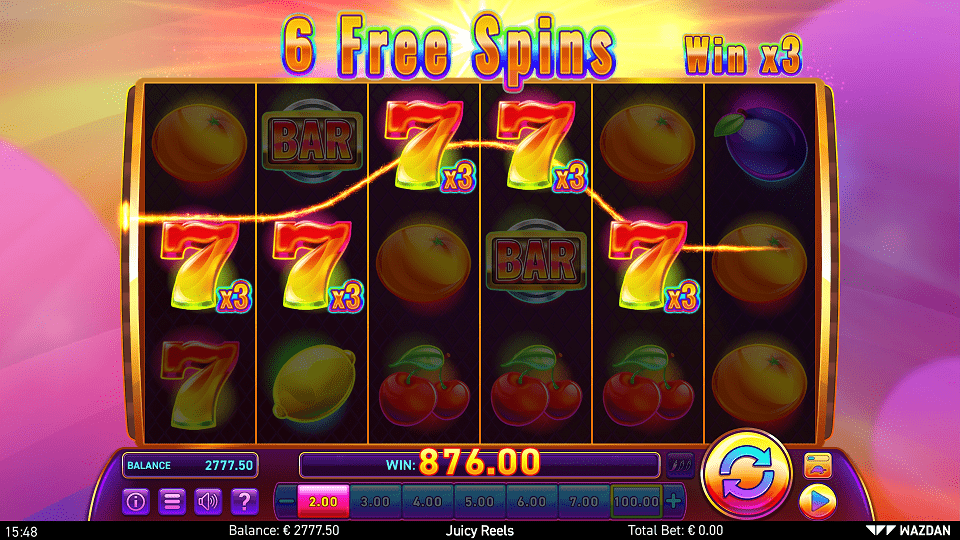 Free Spins with 3x Multiplier