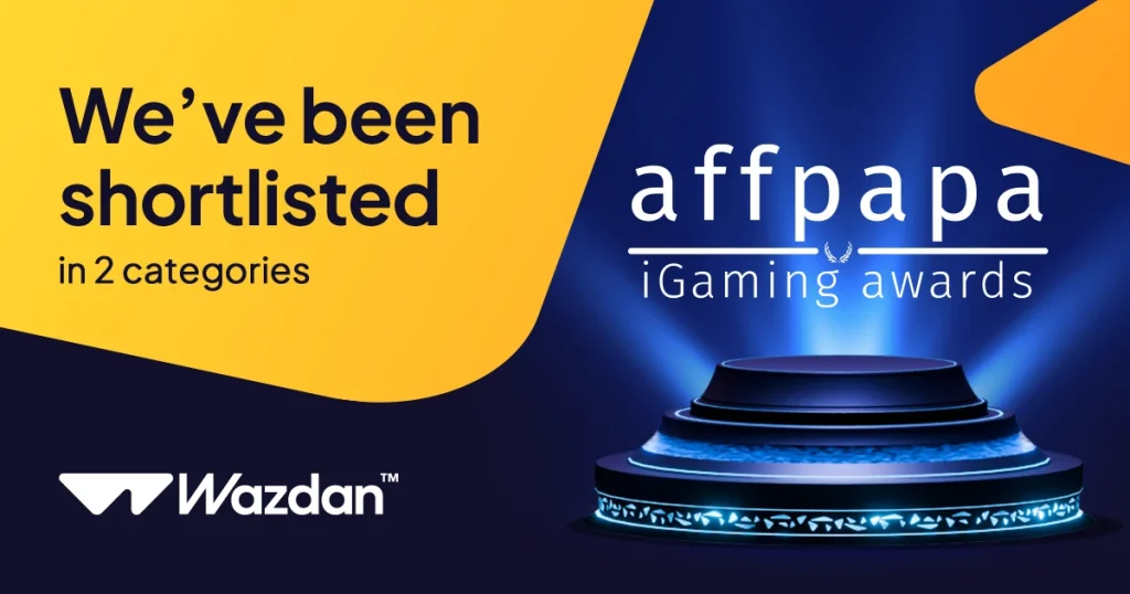 press release wazdan affpapa igaming awards 2025 shortlisted 1200x630