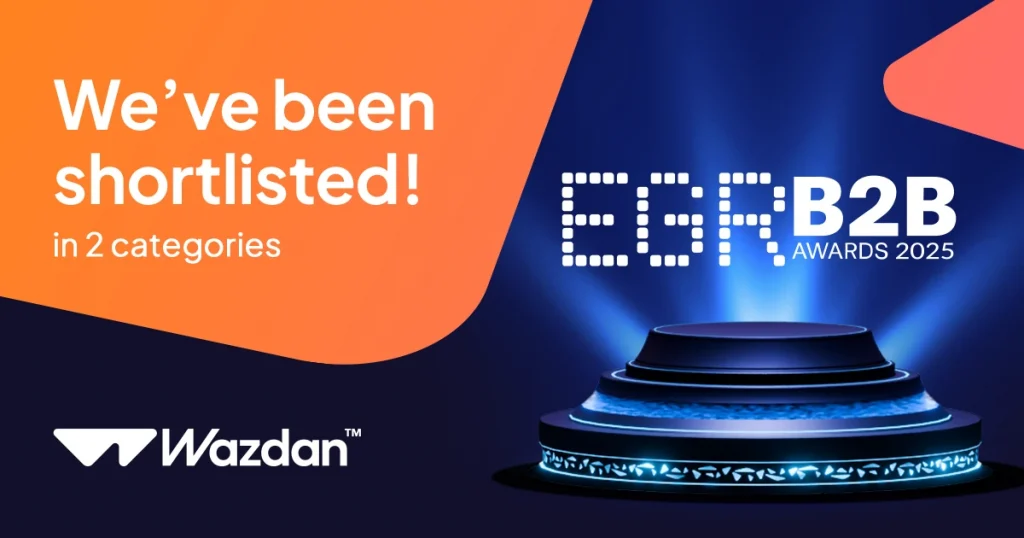 press release wazdan egr b2b awards 2025 shortlisted 1200x630