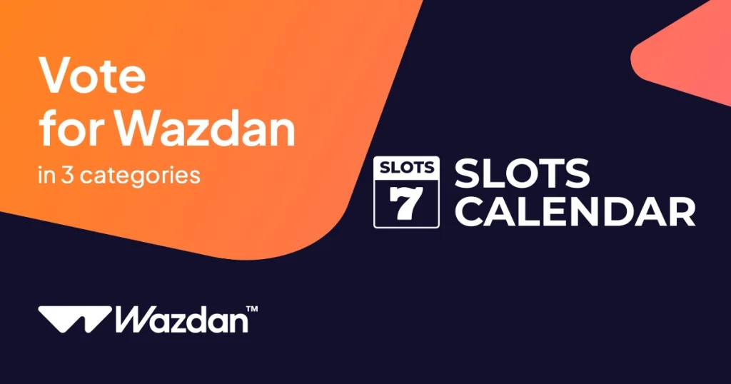 press release wazdan slots calendar awards 2025 vote 1200x630