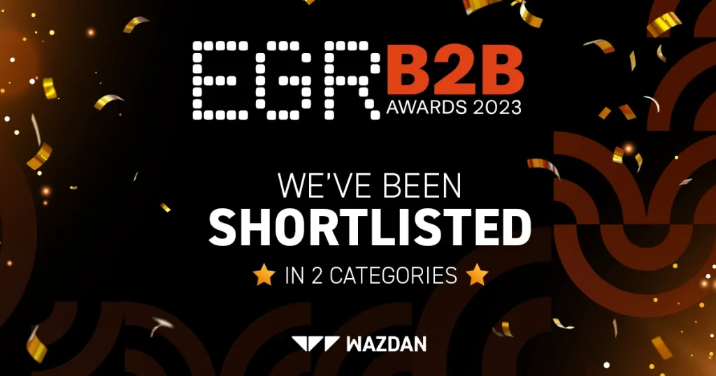 wazdan egr b2b awards 2023 shortlisted press release 1200x630