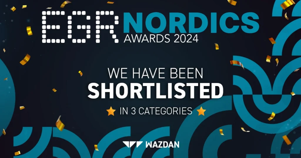wazdan egr nordics awards 2024 shortlisted press release 1200x630