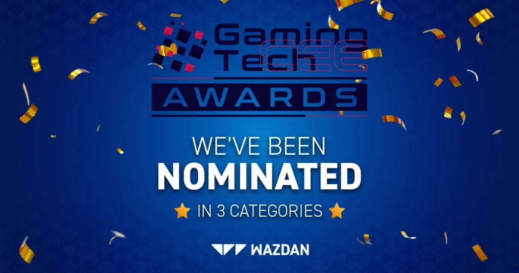 Wazdan celebrates three nominations at GamingTECH Awards 2023